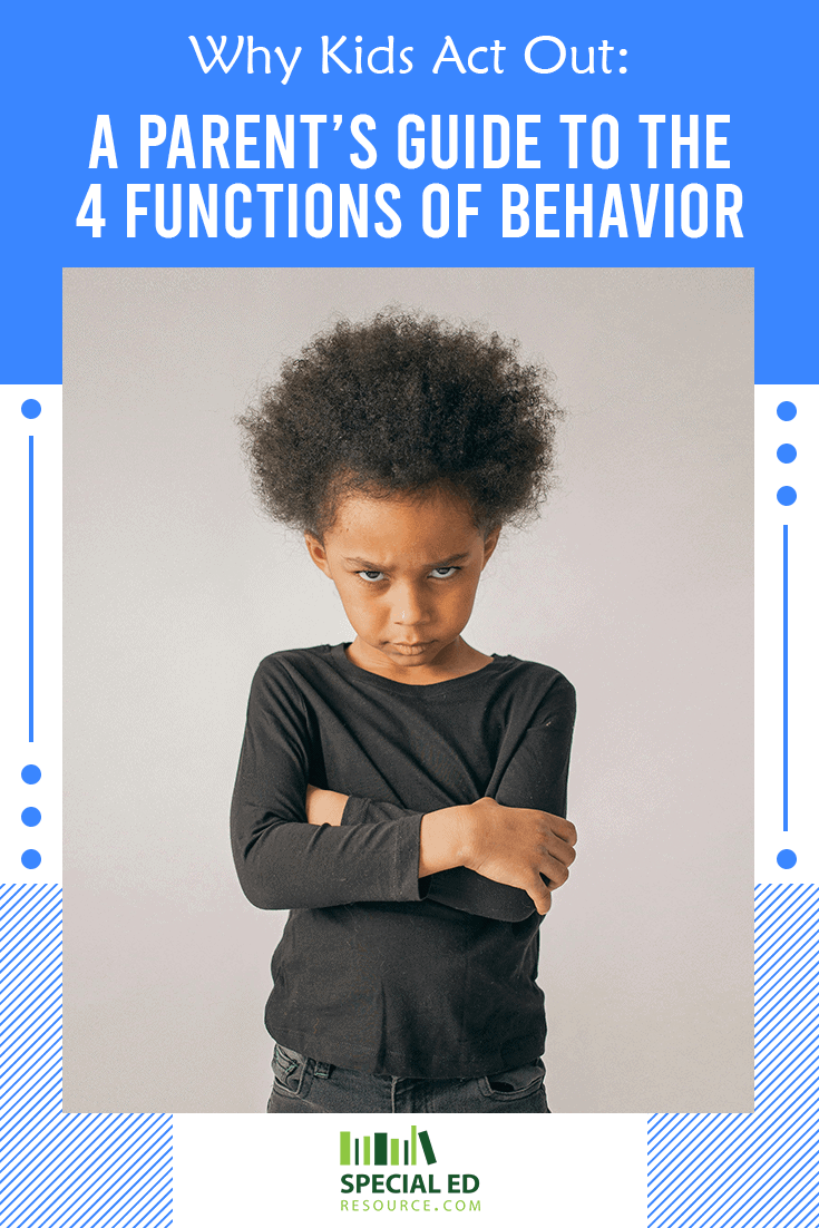 A young boy in a bright yellow shirt and crossbody bag stands in a toy aisle, eyes shut and mouth open in frustration, with hands near his head having a tantrum The image features the title “Understanding the ABCs of Behavior in ABA” along with the Special Ed Resource logo at the top.