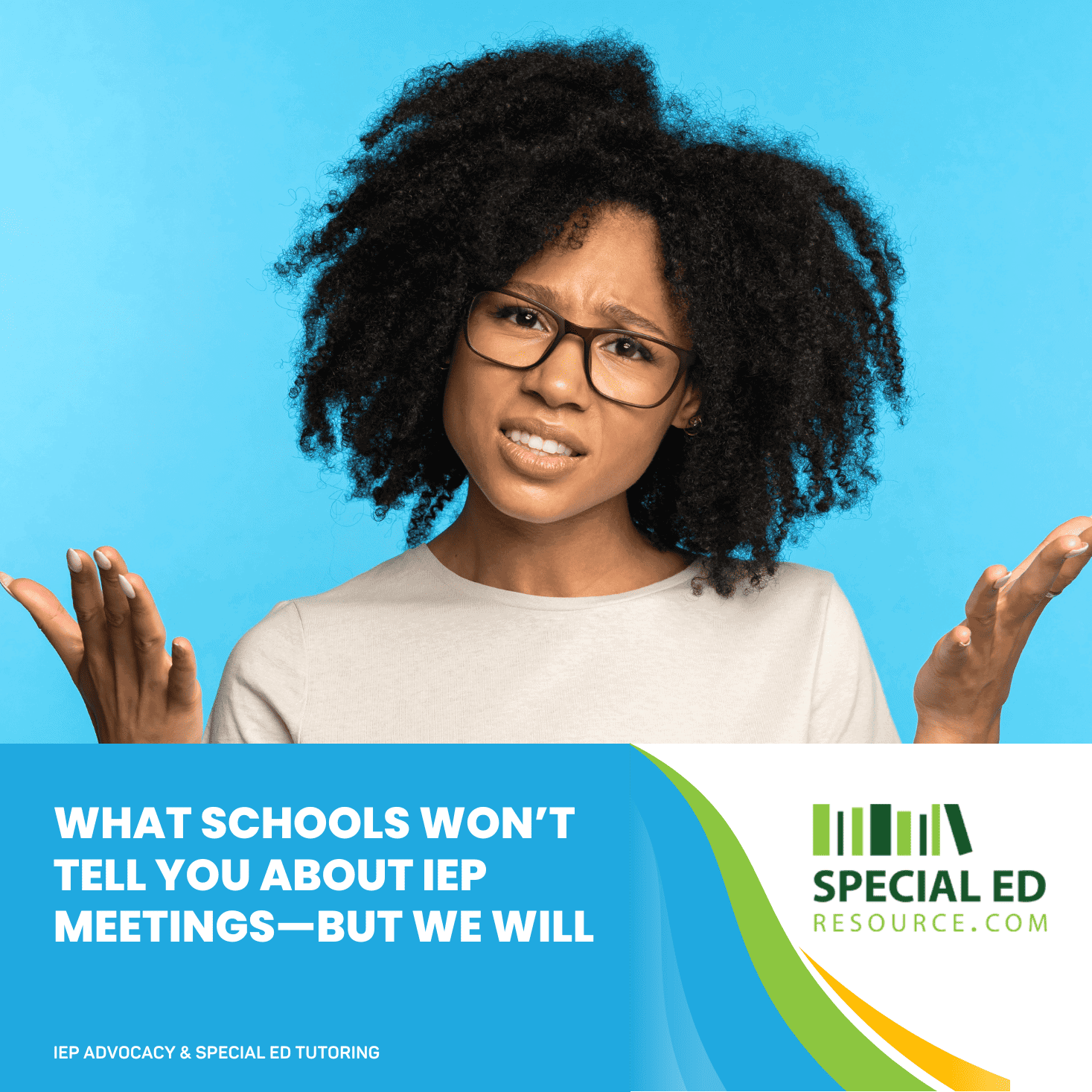 Parent receiving IEP meeting advice from an advocate